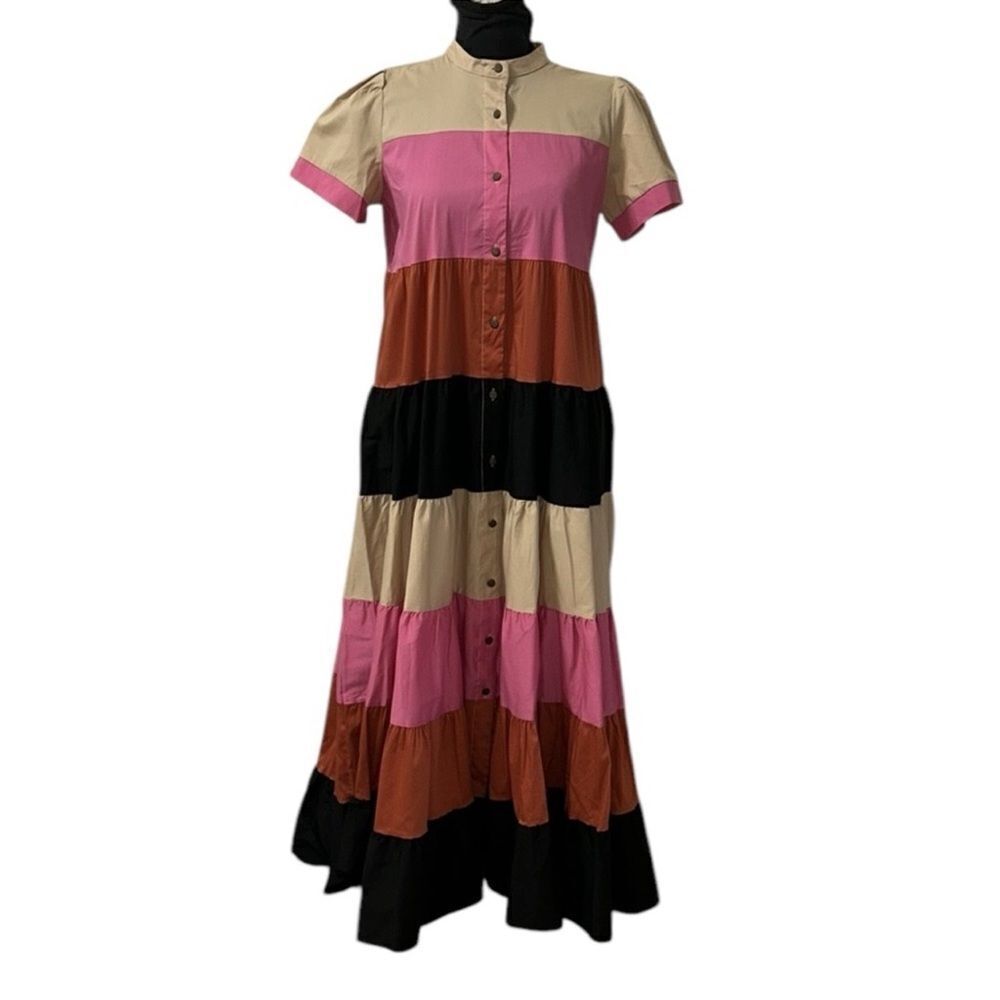 Dixie Collection Stripe Color Block Maxi
Dress(Size Small) - Picture 2 of 9